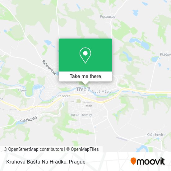 Kruhová Bašta Na Hrádku map