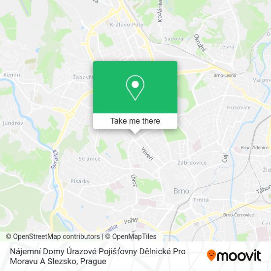 Nájemní Domy Úrazové Pojišťovny Dělnické Pro Moravu A Slezsko map