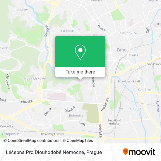 Léčebna Pro Dlouhodobě Nemocné map