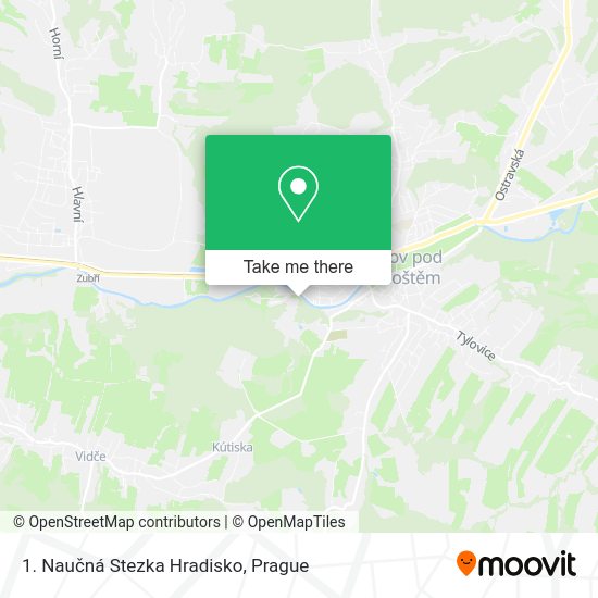 1. Naučná Stezka Hradisko map