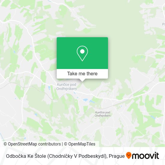 Odbočka Ke Štole (Chodníčky V Podbeskydí) map