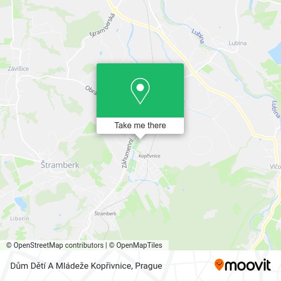 Dům Dětí A Mládeže Kopřivnice map