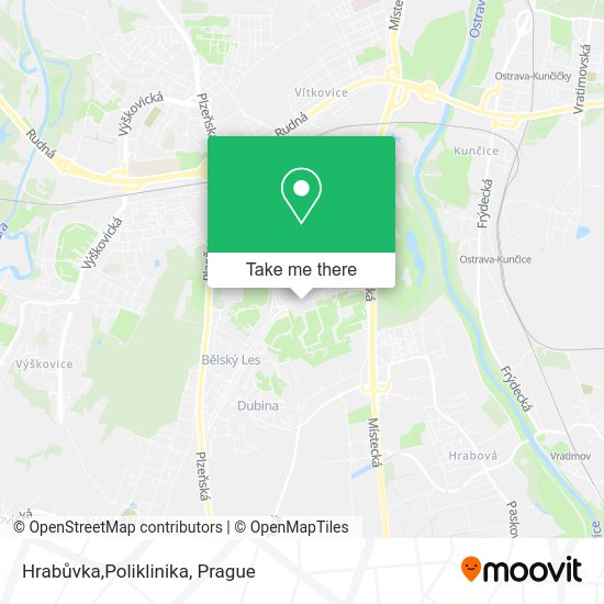 Hrabůvka,Poliklinika map