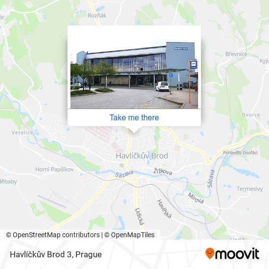 Havlíčkův Brod 3 map