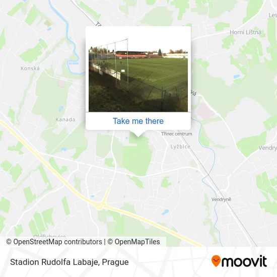 Карта Stadion Rudolfa Labaje