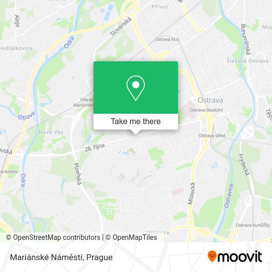 Mariánské Náměstí map