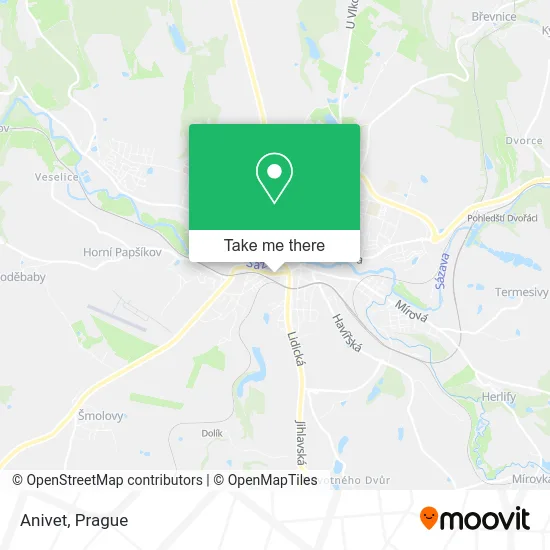 Карта Anivet