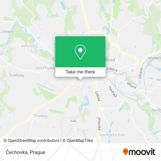 Карта Čechovka