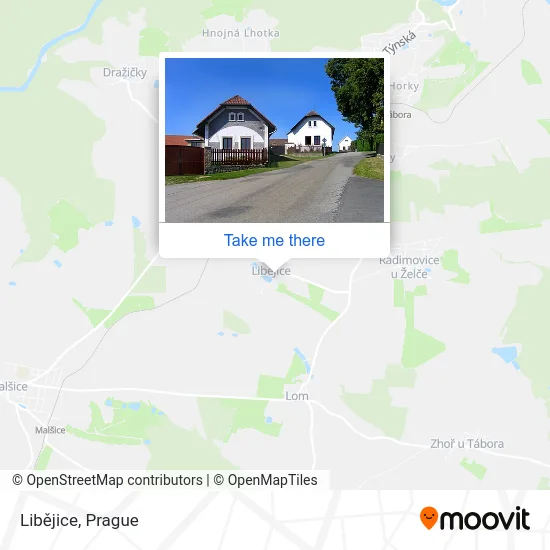 Карта Libějice