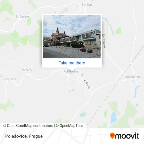 Карта Polešovice