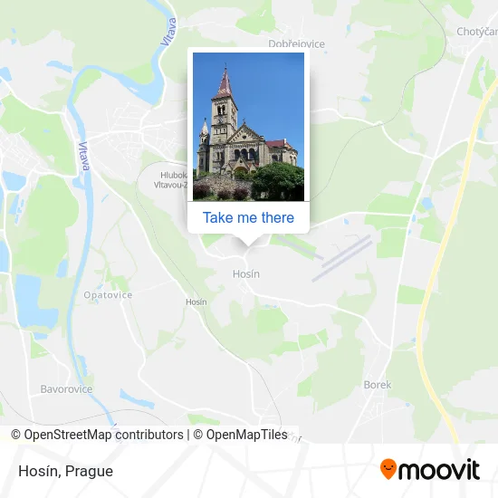 Карта Hosín