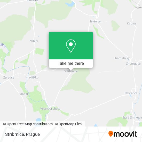 Stříbrnice map