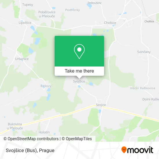 Карта Svojšice (Bus)