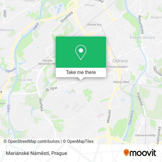 Mariánské Náměstí map