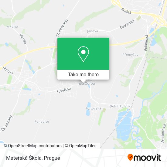Mateřská Škola map