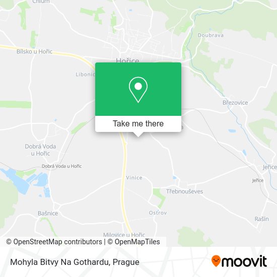 Mohyla Bitvy Na Gothardu map