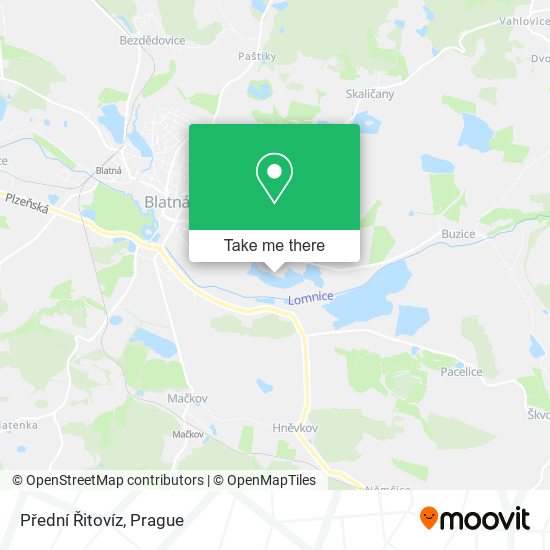 Přední Řitovíz map