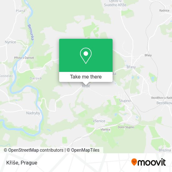 Kříše map