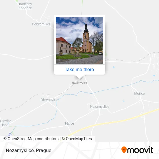 Карта Nezamyslice