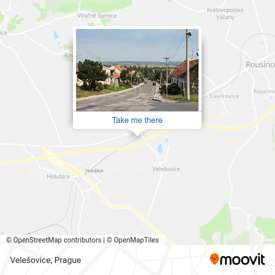 Карта Velešovice