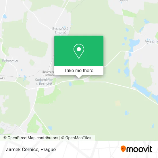 Карта Zámek Černice