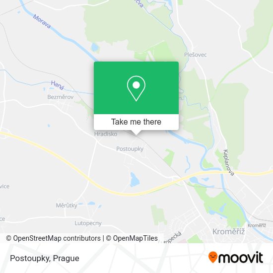 Карта Postoupky