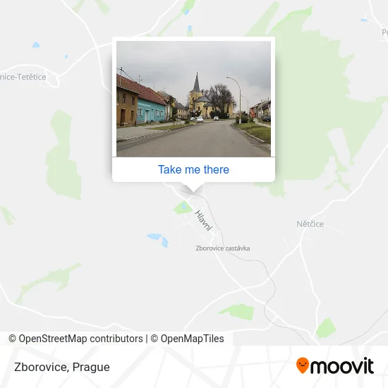 Карта Zborovice