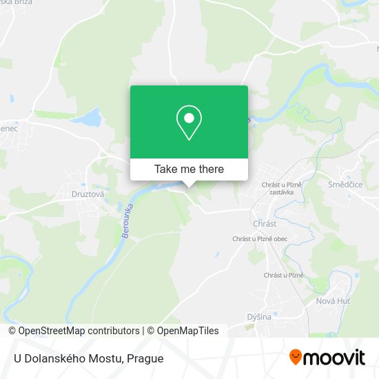 U Dolanského Mostu map