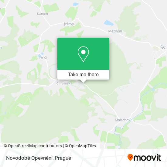 Novodobé Opevnění map