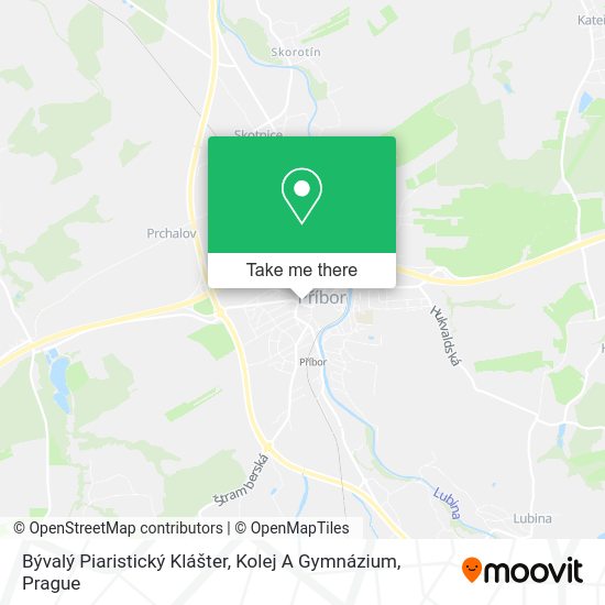 Bývalý Piaristický Klášter, Kolej A Gymnázium map