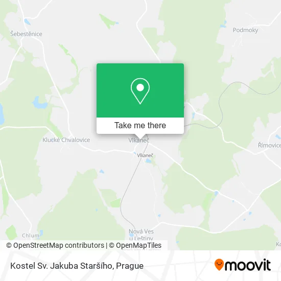Карта Kostel Sv. Jakuba Staršího