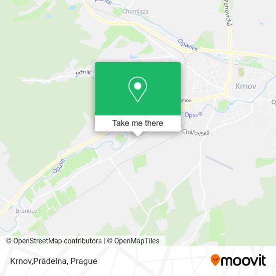 Карта Krnov,Prádelna
