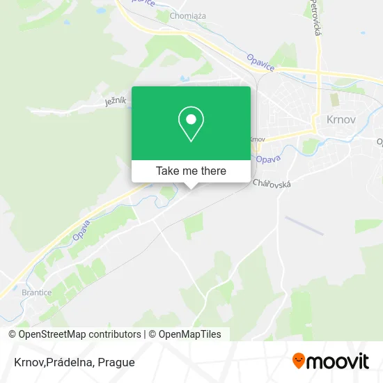 Карта Krnov,Prádelna