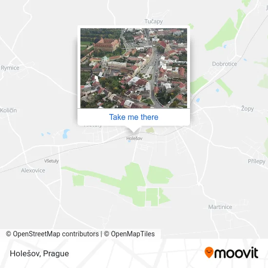 Карта Holešov