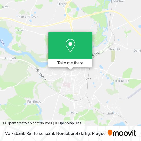 Volksbank Raiffeisenbank Nordoberpfalz Eg map