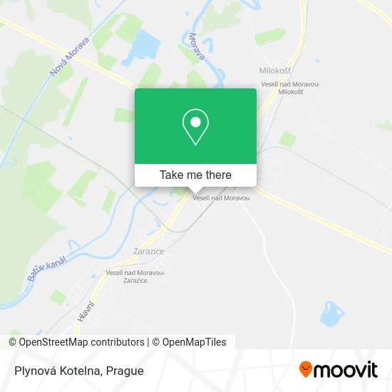 Plynová Kotelna map