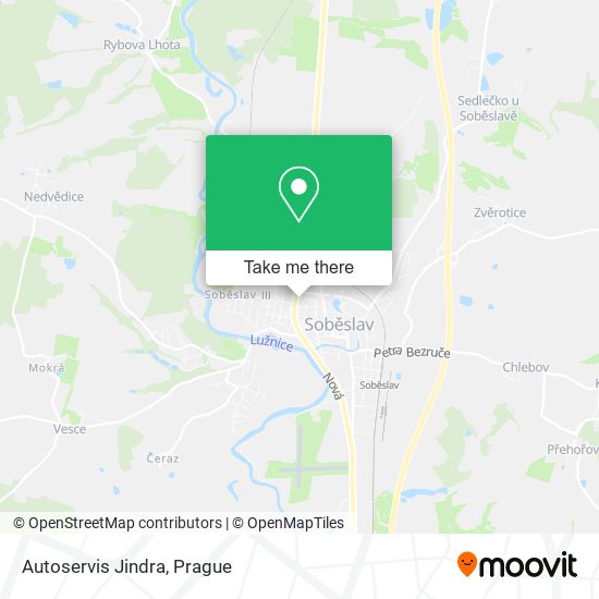 Карта Autoservis Jindra