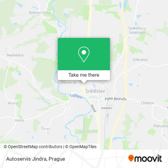 Карта Autoservis Jindra