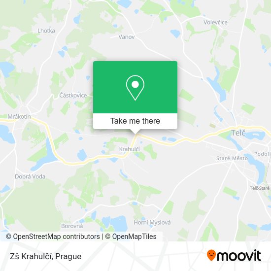 Zš Krahulčí map