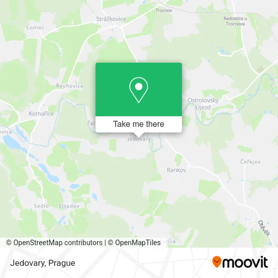 Карта Jedovary