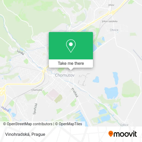 Карта Vinohradská