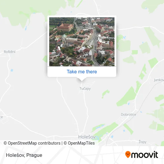 Карта Holešov