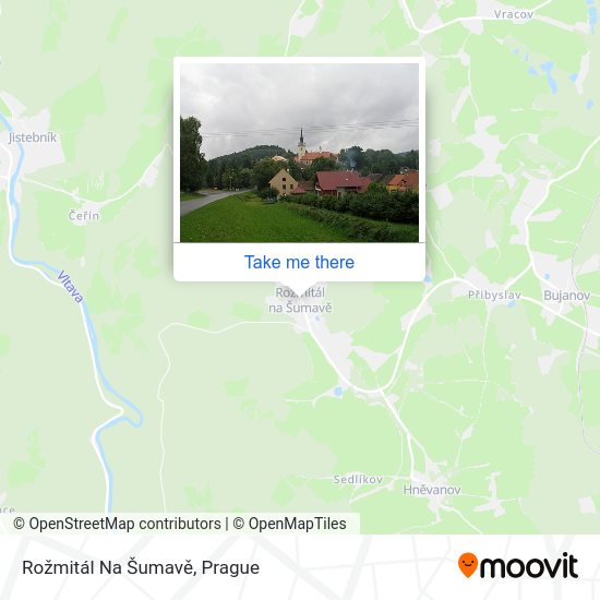 Rožmitál Na Šumavě map