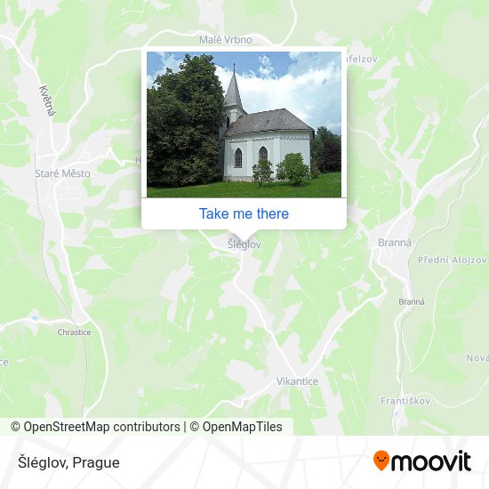 Карта Šléglov