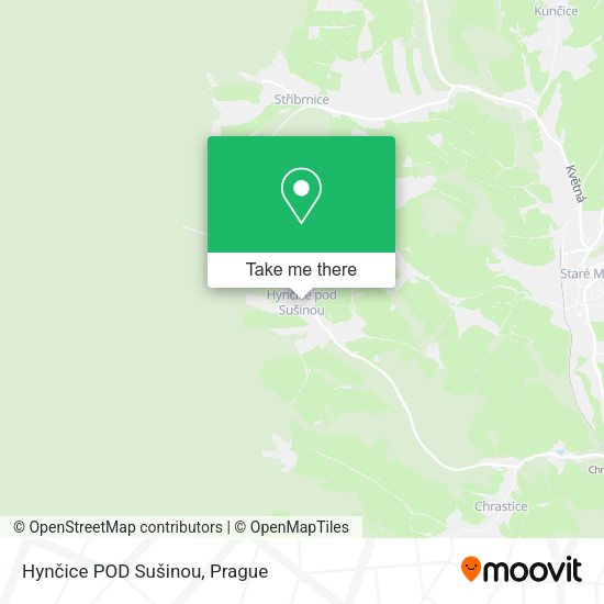 Hynčice POD Sušinou map
