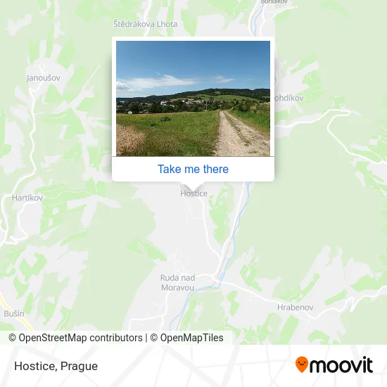 Карта Hostice