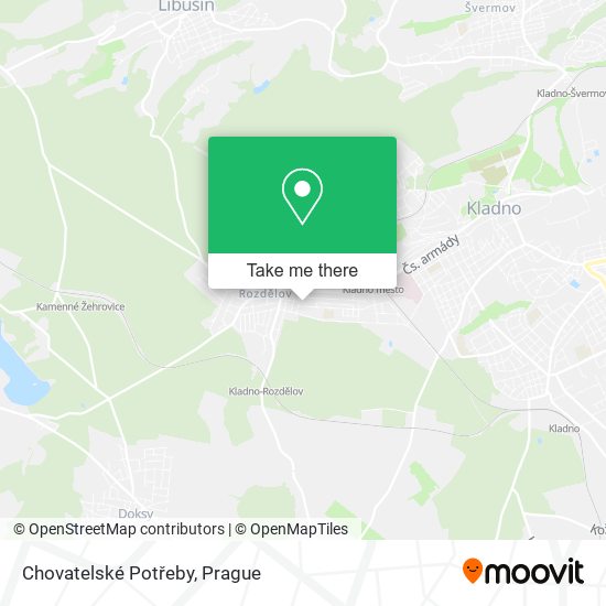 Chovatelské Potřeby map