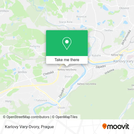Карта Karlovy Vary-Dvory