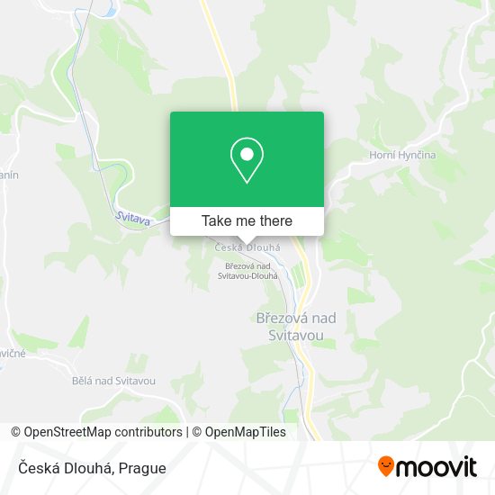 Карта Česká Dlouhá