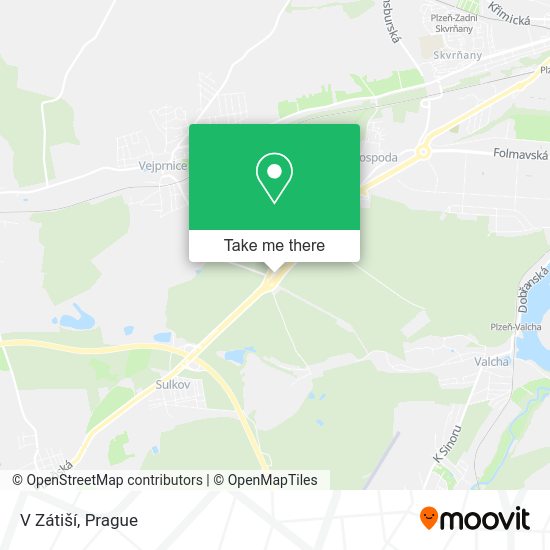 V Zátiší map